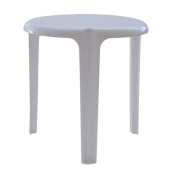 MESA RESINA INFANTIL Ø 50 CM BLANCO