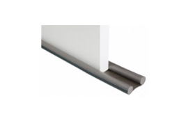 BURLETE BAJO PUERTA DOBLE ROLLO PVC 96 CM GRIS