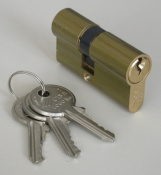 CILINDRO LOCKINGLINE LEVA LARGA 35-35 LATON, 3 LLAVES