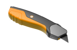 CUTER ABS+TPR AUTOMATICO Y AUTORETRACTIL SEGURIDAD CUCHILLA TRAPEZOIDAL 60 MM SK2H