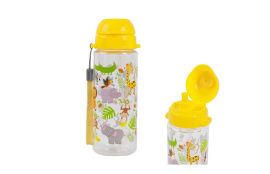 BOTELLA INFANTIL TRITAN 7 X 7 X 19CM 400 ML-ANIMALS