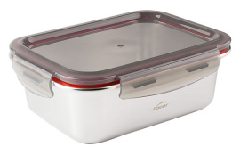 CONTENEDOR ALIMENTOS RECTANGULAR ECOINOX 1800ML - 23 X 17,5 X 8,3CM