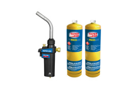 SOPLETE A CARTUCHO PRO-FIRE KIT +2 CARTUCHOS GAS MAPP