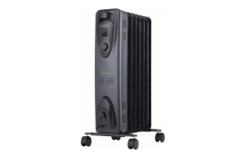 RADIADOR ECOLOGICO NEGRO 7 ELEMENTOS 1000 W