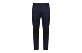 PANTALON STRETCH 240 GR SOLID MATCH NAVY / NEGRO TALLA 40