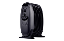 RADIADOR MINI ECOLOGICO NEGRO 7 ELEMENTOS 600 W