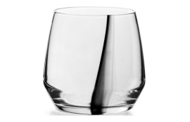 VASO VIDRIO DECORADO INK LINIA NEGRA 37 CL