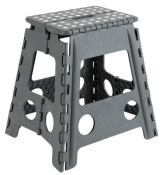 TABURETE PLEGABLE 29x22x39 GRIS