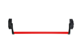 ANTIPANICO SOBREPONER GLOBAL 90CM 1 PUNTO C8 NEGRO/ROJO