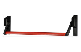 ANTIPANICO EMBUTIR GLOBAL 90CM 1 PUNTO C9 NEGRO/ROJO