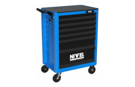 CARRO HERRAMIENTAS METALICO 7 CAJONES 130 PIEZAS VASOS, PUNTAS Y HERRAMIENTAS