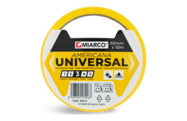 CINTA AMERICANA UNIVERSAL 10 M X 50 MM AMARILLO