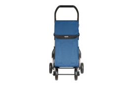 CARRO COMPRA 4 RUEDAS MUUVI PLEGABLE AZUL-ALUMINIO
