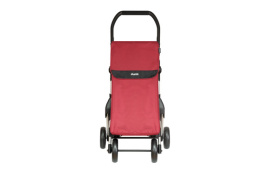 CARRO COMPRA 4 RUEDAS MUUVI PLEGABLE GRANATE-ALUMINIO