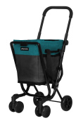 CARRO COMPRA 4 RUEDAS GIR. EASY GO GRIS/ZAFIRO
