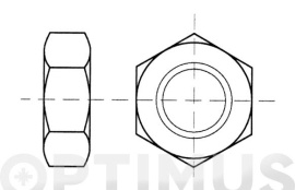 TUERCA DIN 934 6.8 CINCADA M-8
