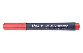 ROTULADOR PERMANENTE P. FINA 45232 ROJO