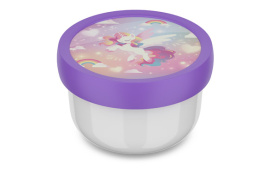 CONTENEDOR LUNCH BOX CAMPUS MINI REDONDO UNICORN GLOW