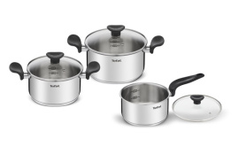 BATERIA MINI PRIMARY 3 PIEZAS CON TAPA OLLA 18/20 + CAZO 16CM
