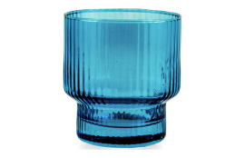 VASO VIDRIO BLISS 32CL AZUL