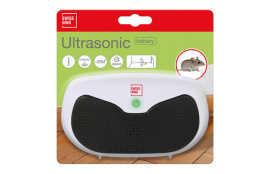 AHUYENTA ROEDORES ULTRASONICO BATERIA 20M&sup2;