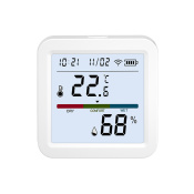 SENSOR WIFI DE TEMPERATURA Y HUMEDAD ENERGEEKS CON PANTALLA SOBREMESA O PARED