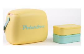 BOLSA RIGIDA NEVERA URBAN 6L AMARILLO - VERDE AGUA POP