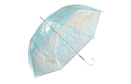 PARAGUAS TRANSPARENTE AUTO BRILLO ANIMAL PRINT 61/8- Ø98CM