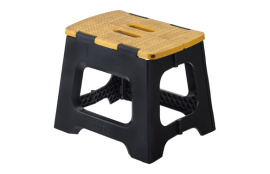 TABURETE PLEGABLE 27CM NEGRO