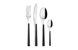 CUBERTERIA 16 PIEZAS CHARLIE NEGRO 2,5 MM