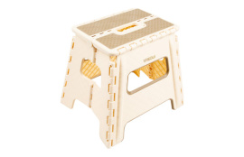 TABURETE PLEGABLE 29x22x32 BEIGE