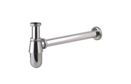 SIFON BOTELLA EXTENSIBLE LATON CROMADO CON ALARGADERA/PLAFON
