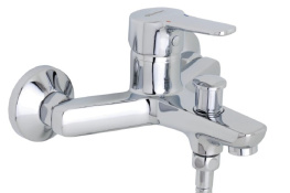GRIFO DE BA&Ntilde;O DUCHA MONOMANDO CON KIT BASIK CROM