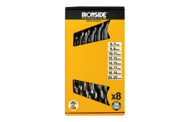 LLAVES FIJA BOCA DOBLE JUEGO 8 PIEZAS DE 6X7 A 20X22MM