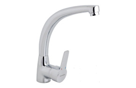 MONOMANDO DE FREGADERA CAÑO CONFORMADO SERIE BASIC CROMO