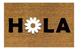 FELPUDO COCO HOLA MARGARITA 40 X 70 CM
