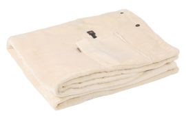 MANTA INALAMBRICA 150X80CM CREMA