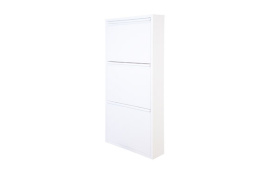 ZAPATERO METALICO DUNNE 3 MODULOS 103CM BLANCO