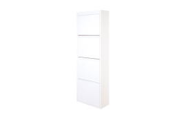ZAPATERO METALICO DUNNE 4 MODULOS 136CM BLANCO