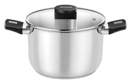 OLLA CON TAPA CRISTAL ELITE BAQUELITA 18CM