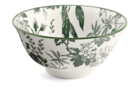 BOL PORCELANA DECORADO MARGARET Ø 16CM VERDE