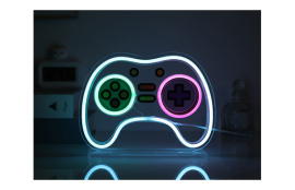 LETRERO LED LET'S PLAY 20X4X15CM