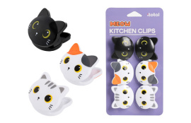CLIP CIERRABOLSAS GATOS (JUEGO 6 UDS)