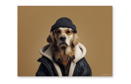 MANTEL INDIVIDUAL FUNNY DOGS ALF 40X30CM