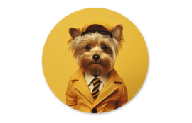 MANTEL INDIVIDUAL PRETTY YORK CARAMEL Ø 38CM