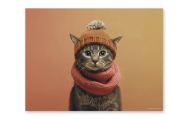 MANTEL INDIVIDUAL FUNNY CATS FELIX 40X30CM