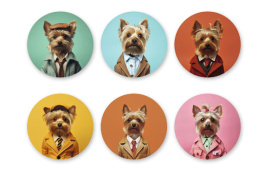 POSAVASOS GIFT SET 6 U SURTIDO PRETTY YORK