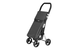 CARRO COMPRA 4 RUEDAS MUUVI PLEGABLE CARBON GREY-ALUMINIO