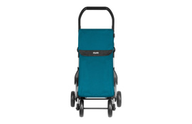 CARRO COMPRA 4 RUEDAS MUUVI PLEGABLE AQUA-ALUMINIO