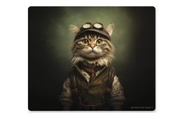 ALFOMBRA VINILICA MOUSE MULTIUSOS 23X19CM OSCAR GATO